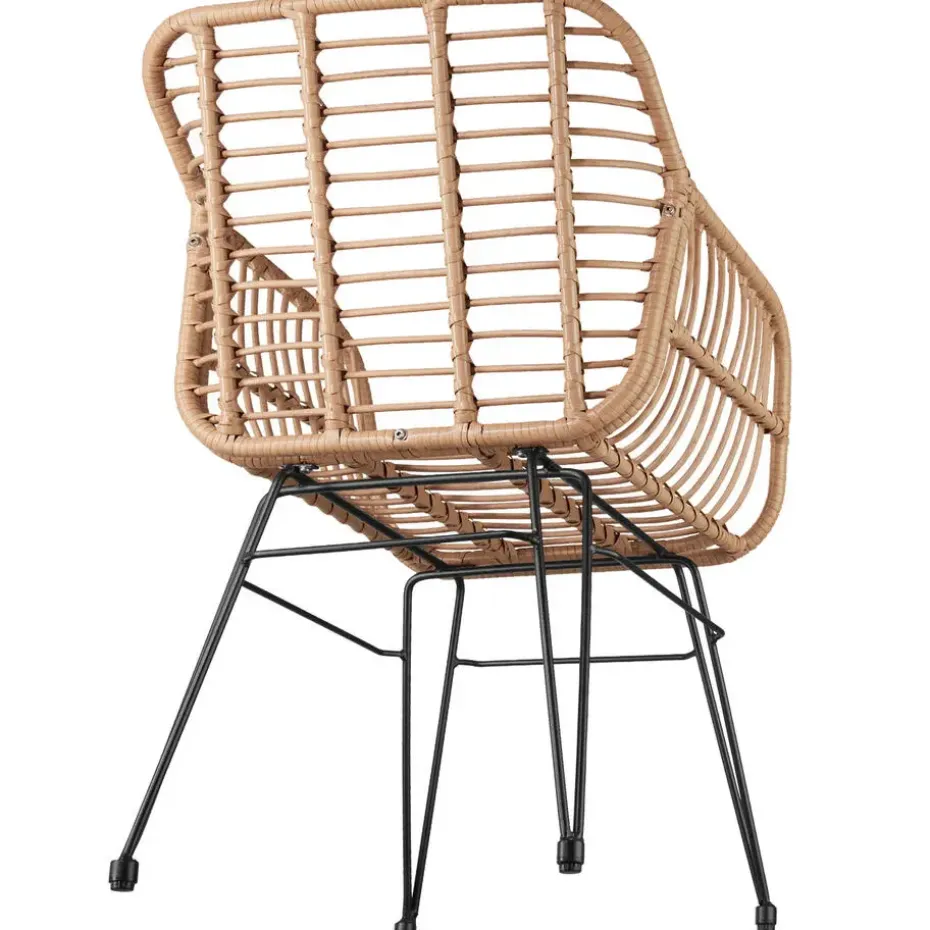 tectake - loungeset Molfetta - wicker - natuurkleur