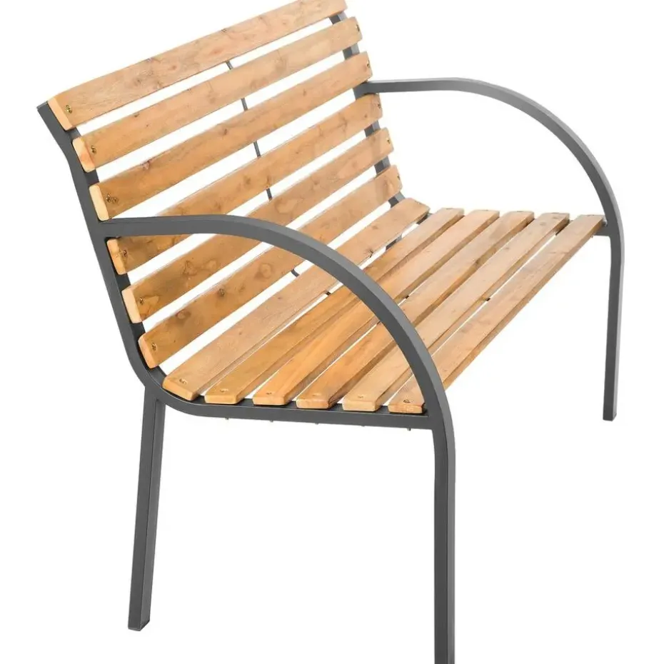tectake - Tuinbank - 123x 64x 82 cm - Hout