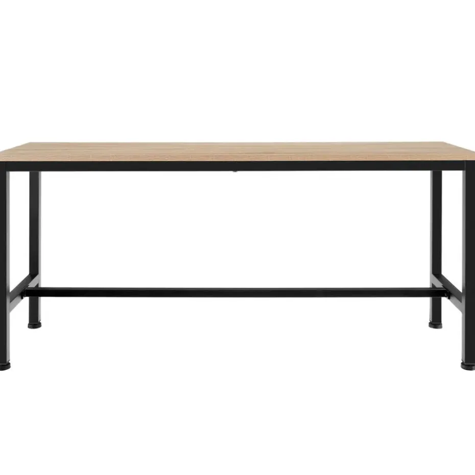tectake 2 Zitbanken Fairfield, Industrieel Licht Hout, Eiken Sonoma