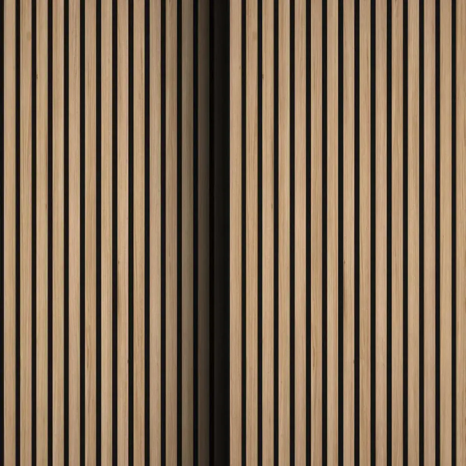 tectake Akoestische panelen Sonic Wall houtlook, Eiken