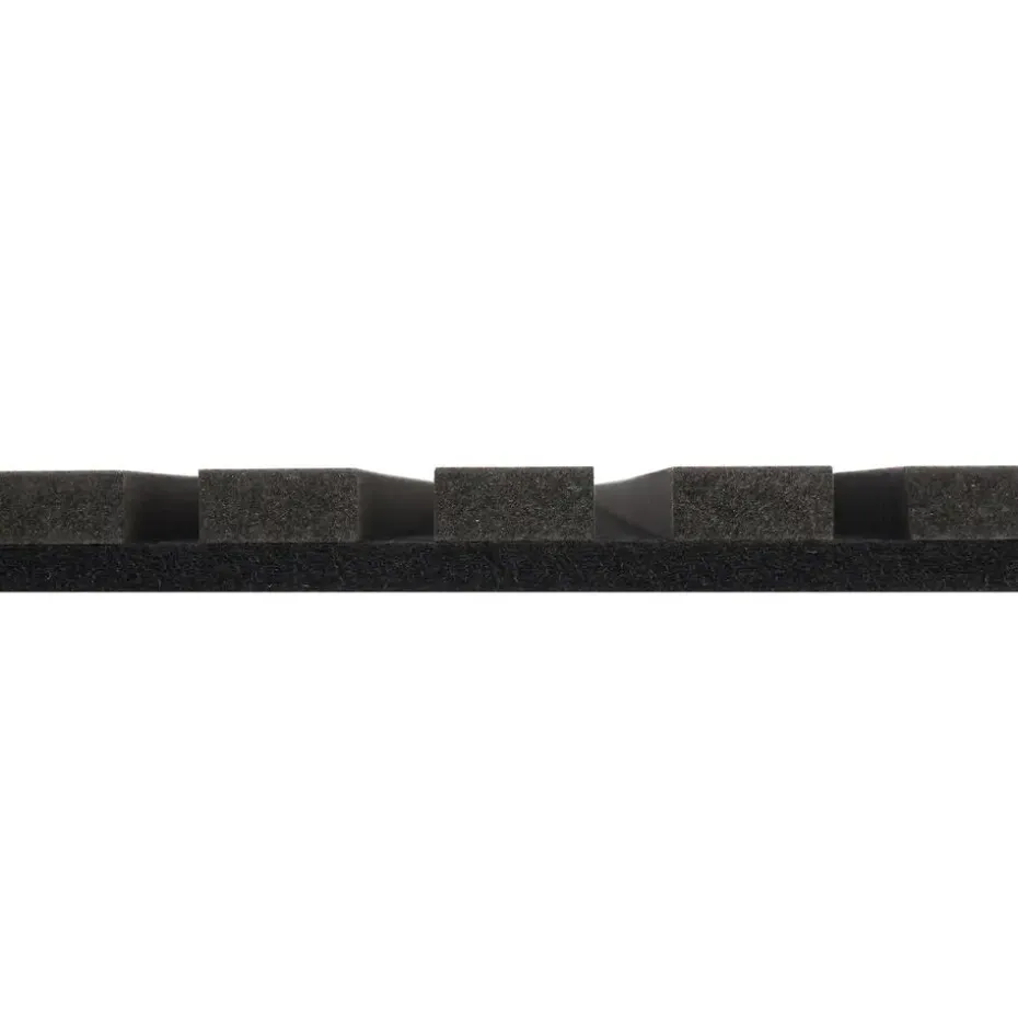 tectake Akoestische panelen Sonic Wall houtlook, Donker Eiken