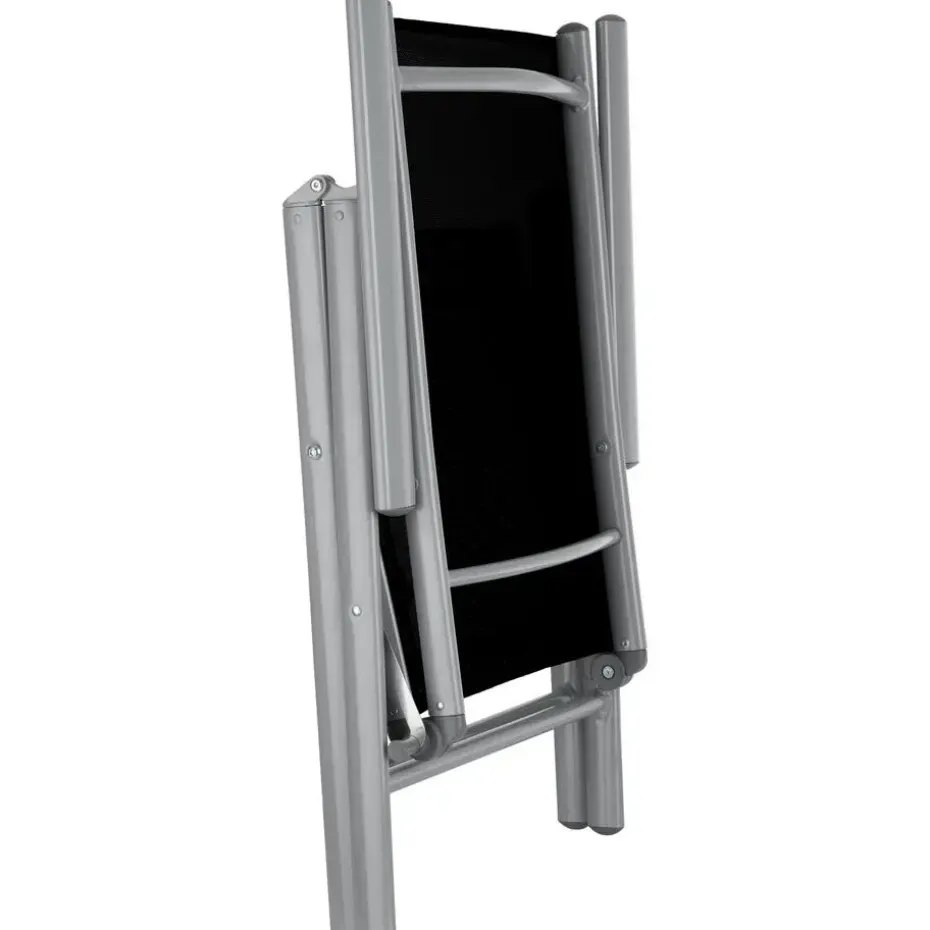 tectake Aluminium tuinset 4+1 - Zilver