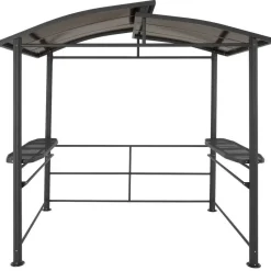 tectake Barbecue-overkapping Asado 2,4x1,5x2,34m, Grijs