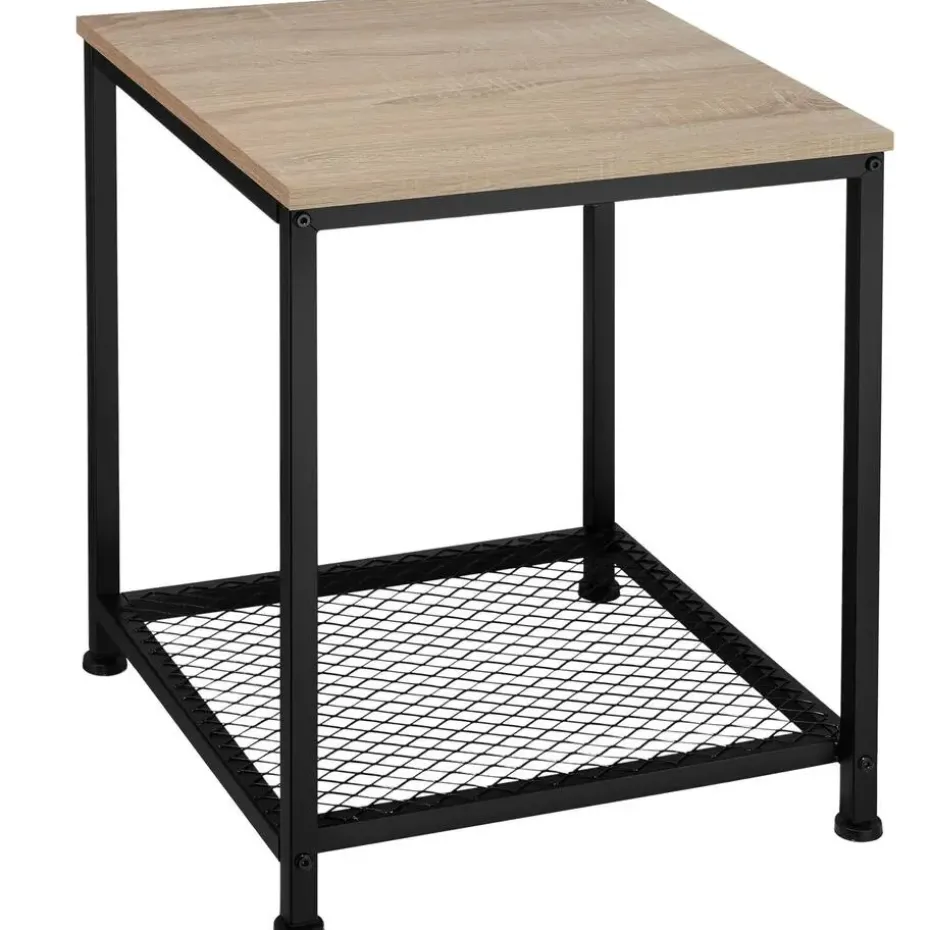 tectake Bijzettafel Derby 45,5x45,5x55,5cm