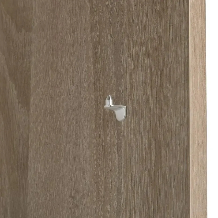 tectake Boekenrek Lexi 5 vakken 60x30x190cm, Licht Hout, Eiken Sonoma