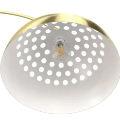 tectake Booglamp Arcus, staal, retro-stijl, 60W, Goud