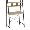 tectake Bureau Exeter 85,5x46,5x140cm, Industrieel Licht Hout, Eiken Sonoma