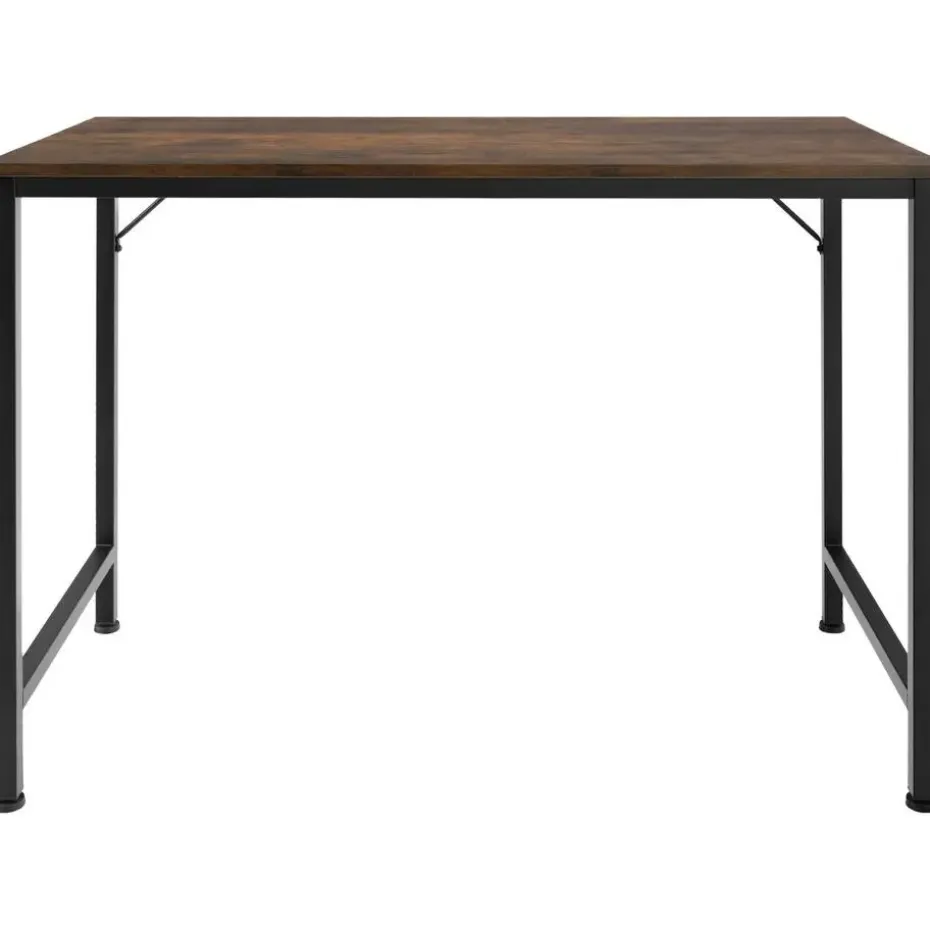 tectake Bureau Jenkins, Industrieel Hout Donker, Rustiek