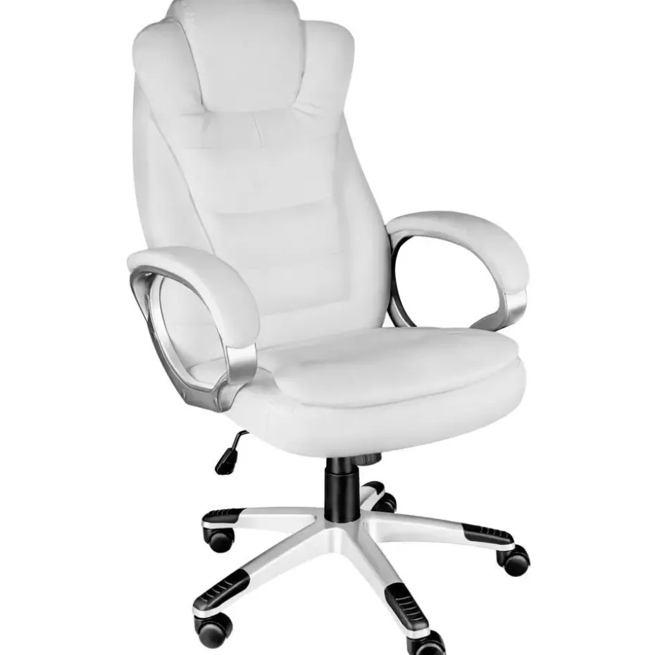 tectake Bureaustoel Zulu, Wit