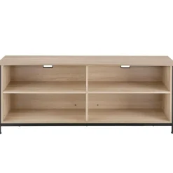 tectake Dressoir Navan 147x41x60,5cm, Industrieel Licht Hout, Eiken Sonoma