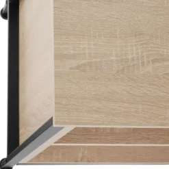 tectake Dressoir Navan 147x41x60,5cm, Industrieel Licht Hout, Eiken Sonoma