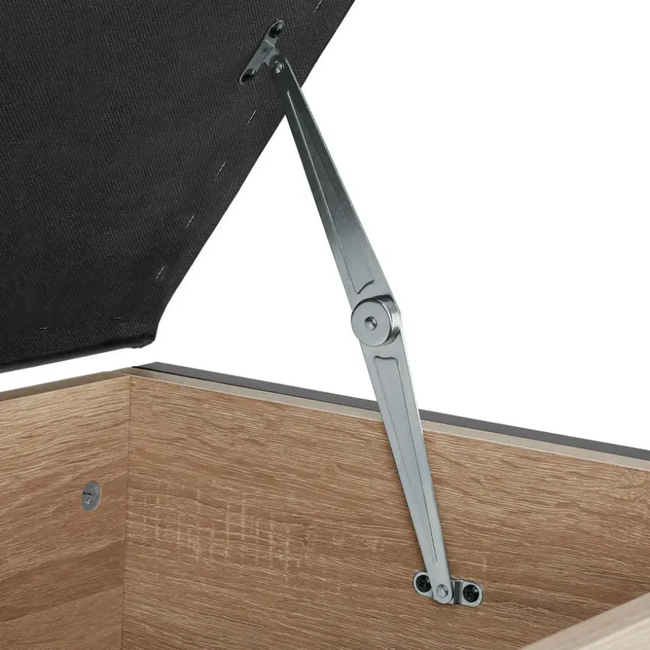 tectake Gestoffeerde zitkist Calico 81,5x41,5x50,5cm