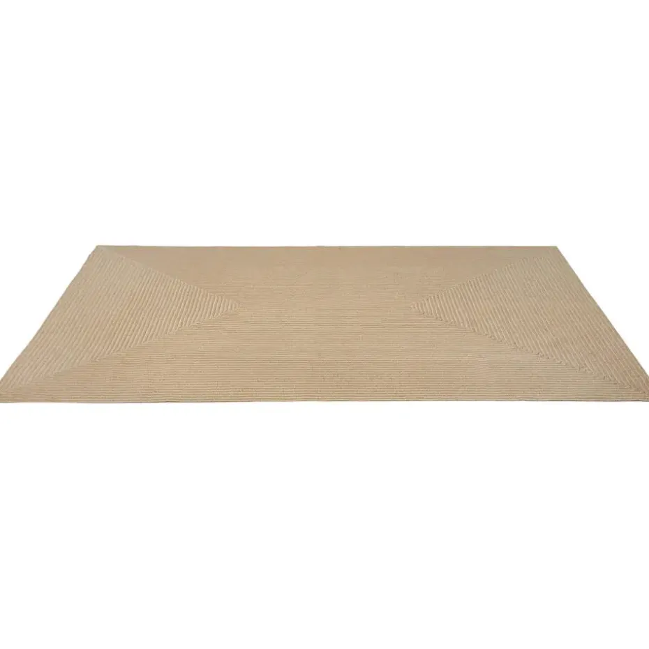 tectake® Gevlochten vloerkleed Vibe van jute, boho-stijl 160 x 230 cm