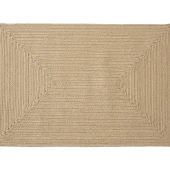 tectake® Gevlochten vloerkleed Vibe van jute, boho-stijl 60 x 90 cm