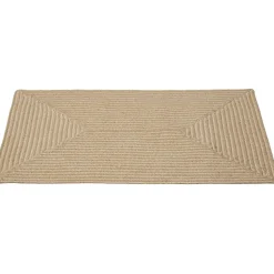 tectake® Gevlochten vloerkleed Vibe van jute, boho-stijl 60 x 90 cm