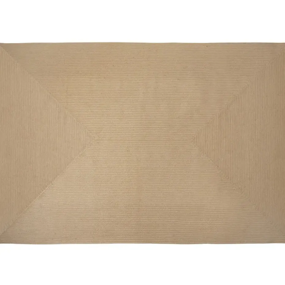 tectake® Gevlochten vloerkleed Vibe van jute, boho-stijl 200 x 290 cm
