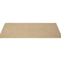 tectake® Gevlochten vloerkleed Vibe van jute, boho-stijl 80 x 150 cm