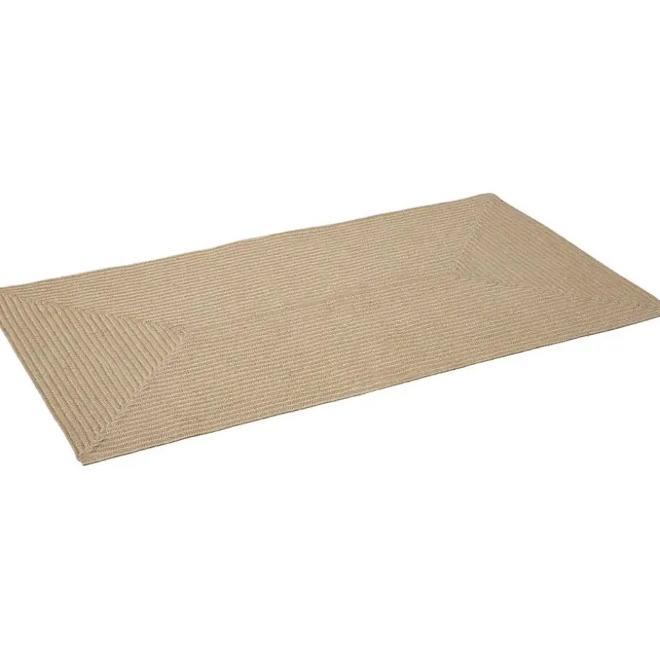 tectake® Gevlochten vloerkleed Vibe van jute, boho-stijl 80 x 150 cm