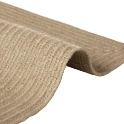 tectake® Gevlochten vloerkleed Vibe van jute, boho-stijl 120 x 170 cm