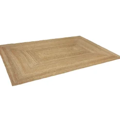 tectake® Handgeweven vloerkleed Glim van jute, boho-stijl 200 x 290 cm