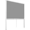 tectake Insectenwerend rolgordijn - 110 x 160 cm - Wit