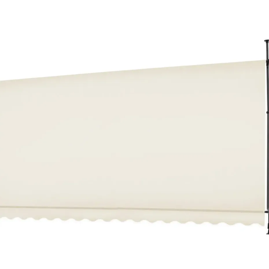 tectake Klemluifel met zwengel, in hoogte verstelbaar, Beige