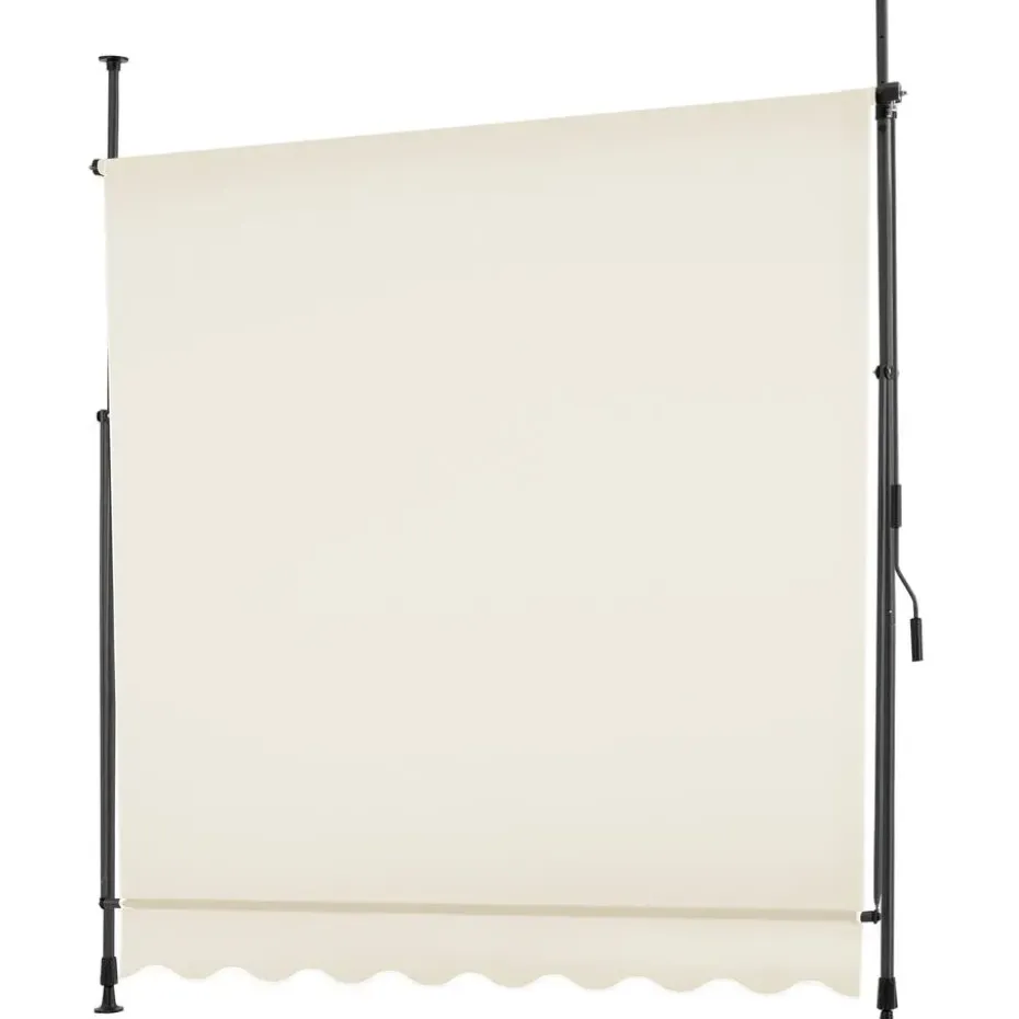 tectake Klemluifel met zwengel, in hoogte verstelbaar, Beige