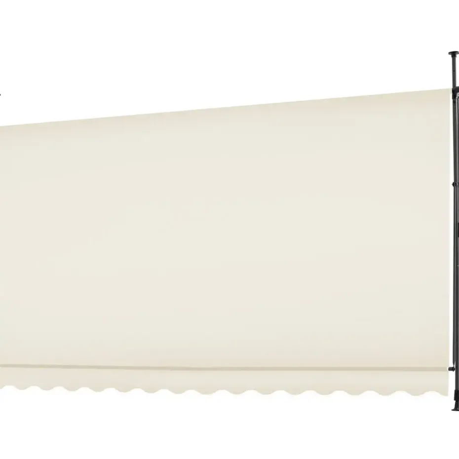 tectake Klemluifel met zwengel, in hoogte verstelbaar, Beige