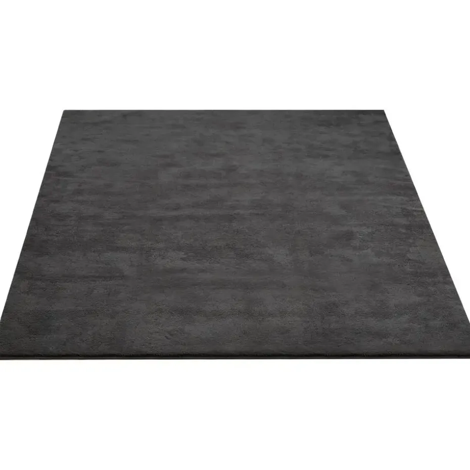 tectake® Kortpolig vloerkleed Soft Zone 160 x 230 cm - Antraciet