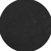 tectake® Kortpolig vloerkleed Soft Zone Ø 120 cm - Zwart