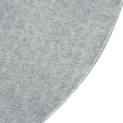 tectake® Kortpolig vloerkleed Soft Zone Ø 120 cm - Zwart