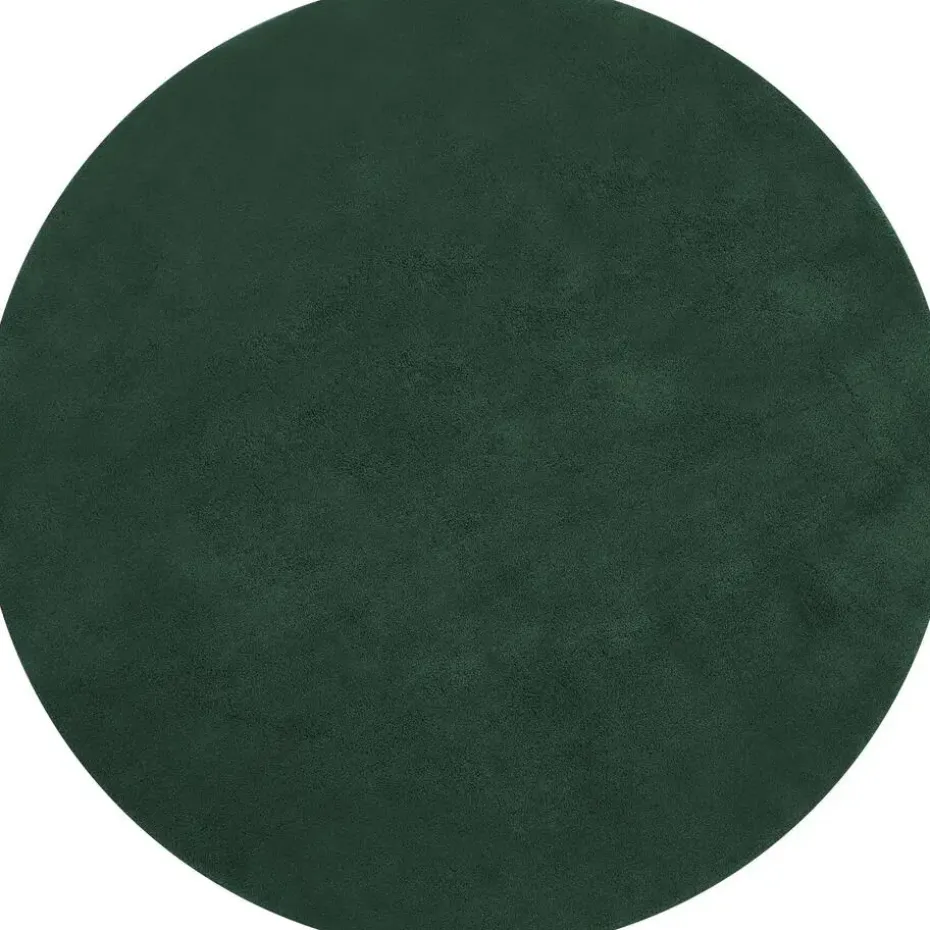 tectake® Kortpolig vloerkleed Soft Zone Ø 120 cm - Groen