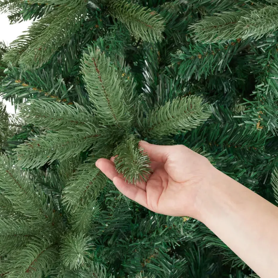 tectake Kunstkerstboom Prancer, spuitgietnaalden, Groen