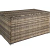 tectake Kussenbox Oslo met aluminium frame 145x82,5x79,5cm, Natuur