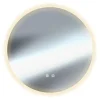 tectake LED-badkamerspiegel Aurora, dimbaar, met 3 lichtkleuren, Wit