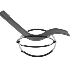 tectake Ligbed Paulina ergonomisch, opvouwbaar, 150 kg, Grijs
