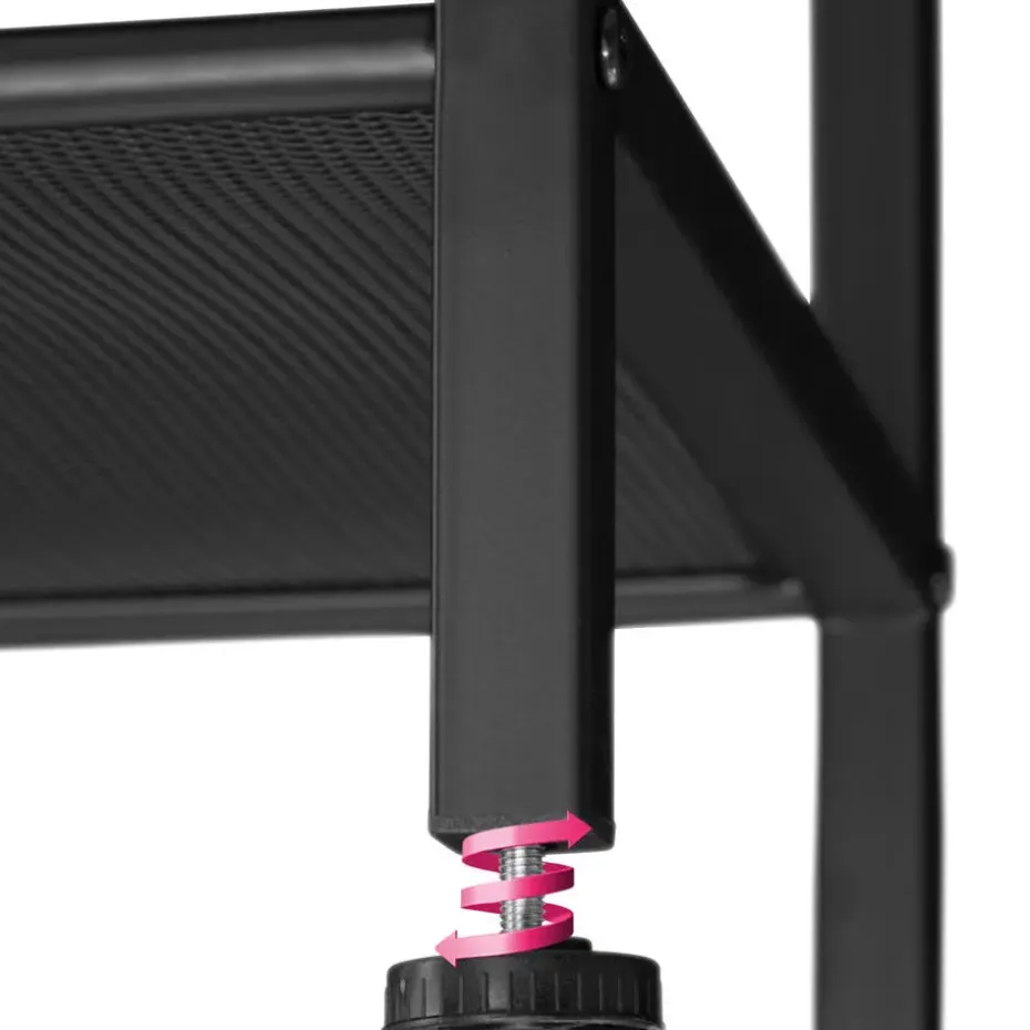 tectake Nachtkastje Harlow 40,5x40,5x52,5cm, Industrieel Hout Donker, Rustiek