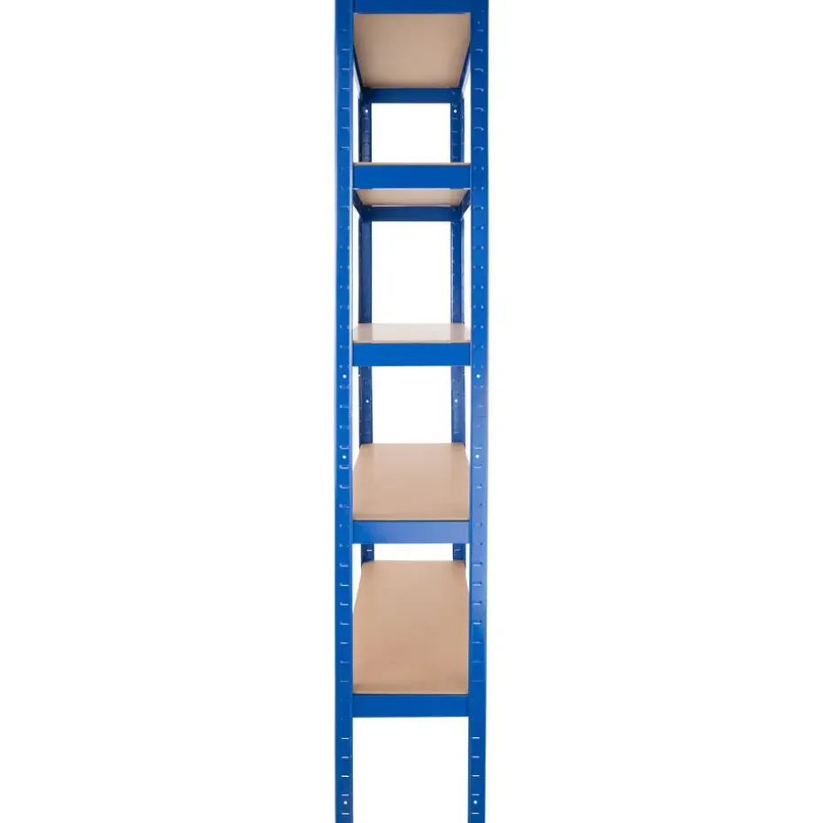 tectake Opslagrek 5 niveaus, Blauw