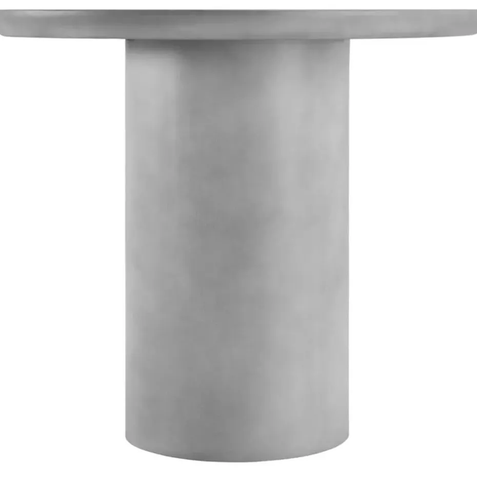 tectake Ronde tuintafel Talmi, voor binnen & buiten, 86,5x75,5cm, Betongrijs