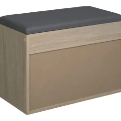 tectake Schoenenkast Jasmina met zitkussen 60x30x43,5cm