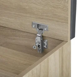 tectake Schoenenkast Natalya met zitkussen 104x30x49cm