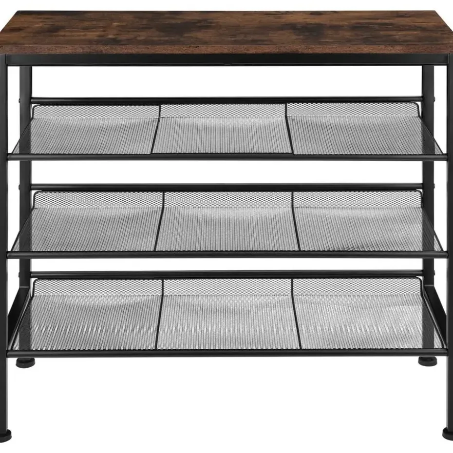 tectake Schoenenrek Wolverhampton 75,5x30,5x69,5cm