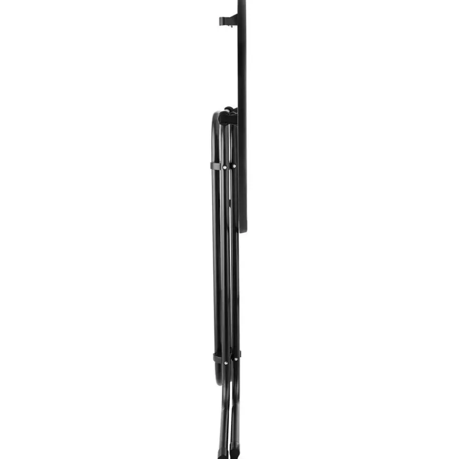 tectake Statafel Eren inklapbaar met hoes 90x110cm, Zwart
