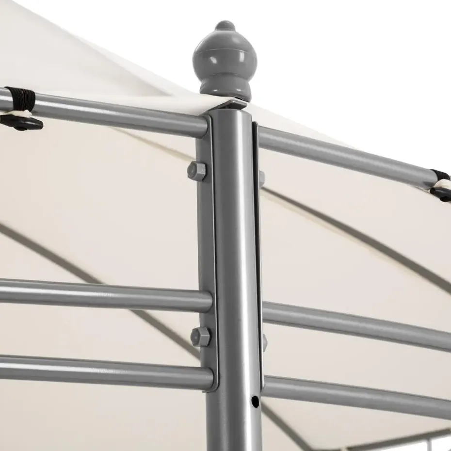 tectake Tuinpaviljoen Siana Ø 3.5m, Crème