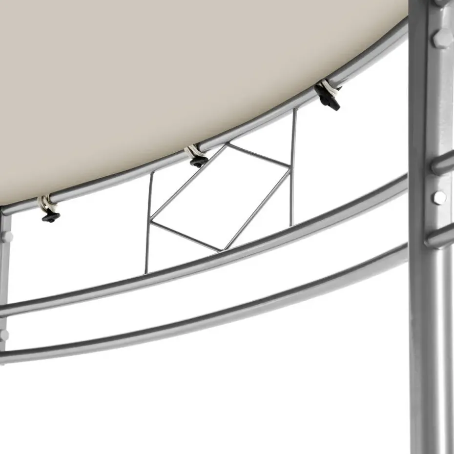 tectake Tuinpaviljoen Siana Ø 3.5m, Crème