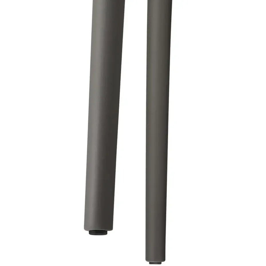 tectake Tuinstoelen Alcudia, weerbestendig, stapelbaar, Antraciet