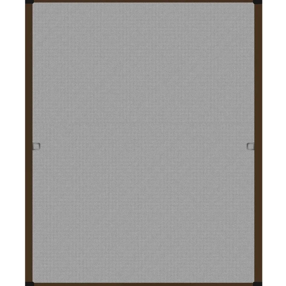 tectake Vliegenhor voor raamkozijnen - 100 x 120 cm - Bruin