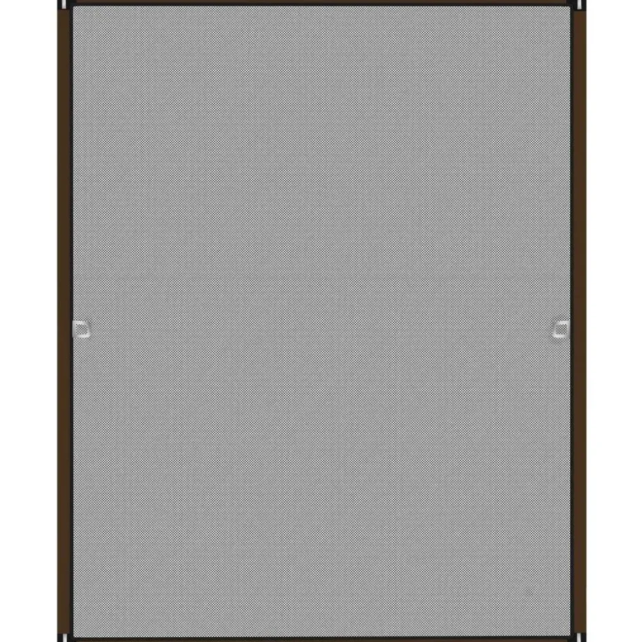 tectake Vliegenhor voor raamkozijnen - 100 x 120 cm - Bruin