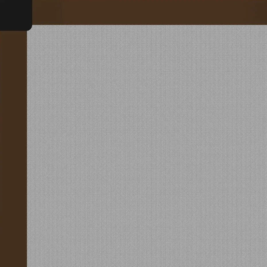 tectake Vliegenhor voor raamkozijnen - 100 x 120 cm - Bruin