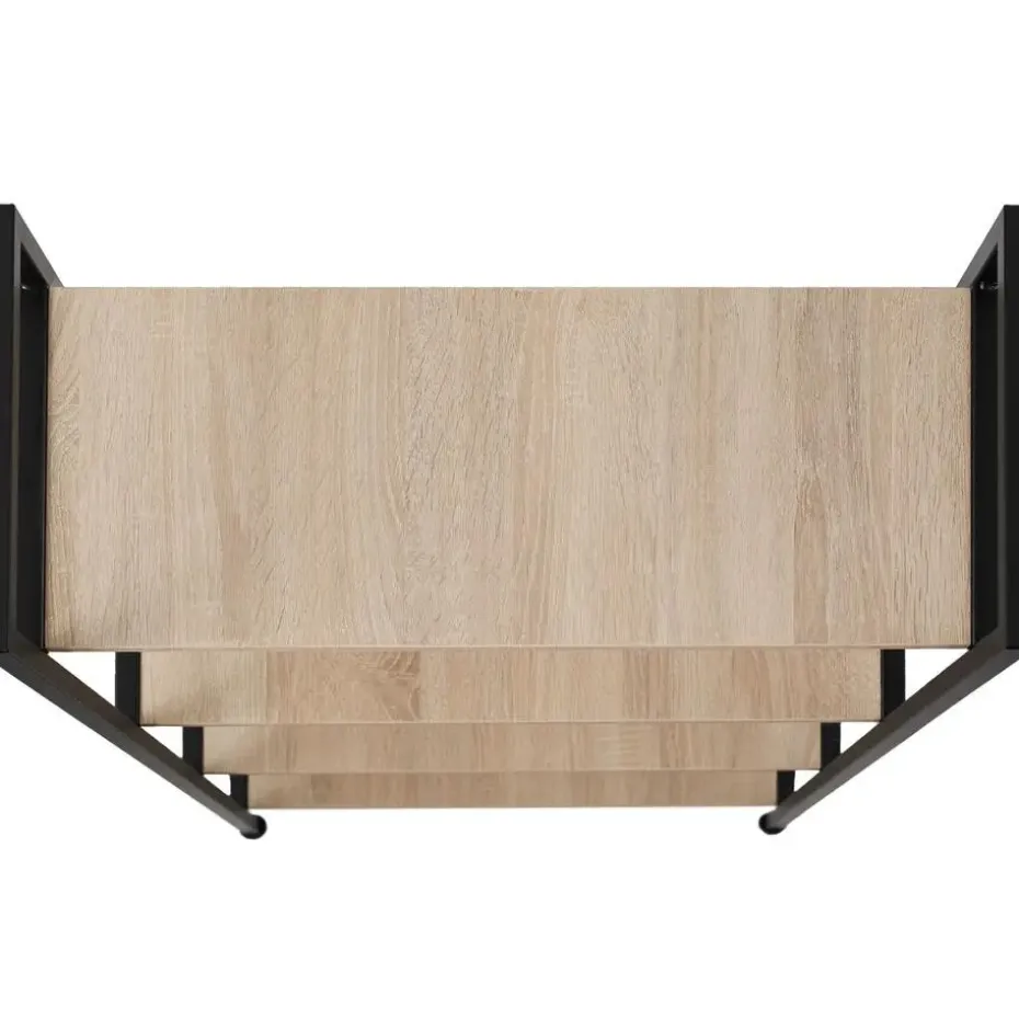 tectake Wandkast Leeds 67,5 x 31,5 x 121,5cm